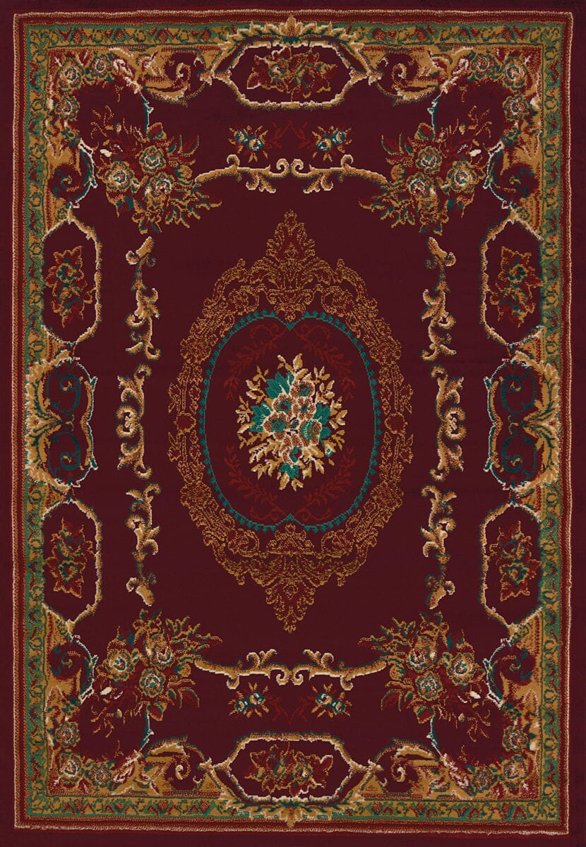 United Weavers Manhattan Lexington Burgundy (940-38134) Rugs.