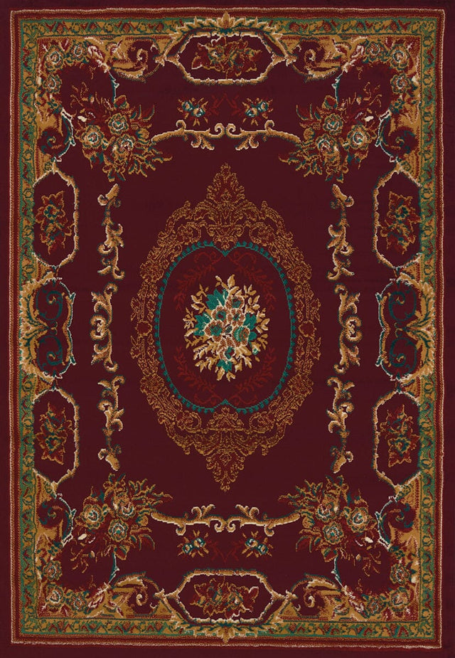 United Weavers Manhattan Lexington Burgundy (940-38134) Rugs.