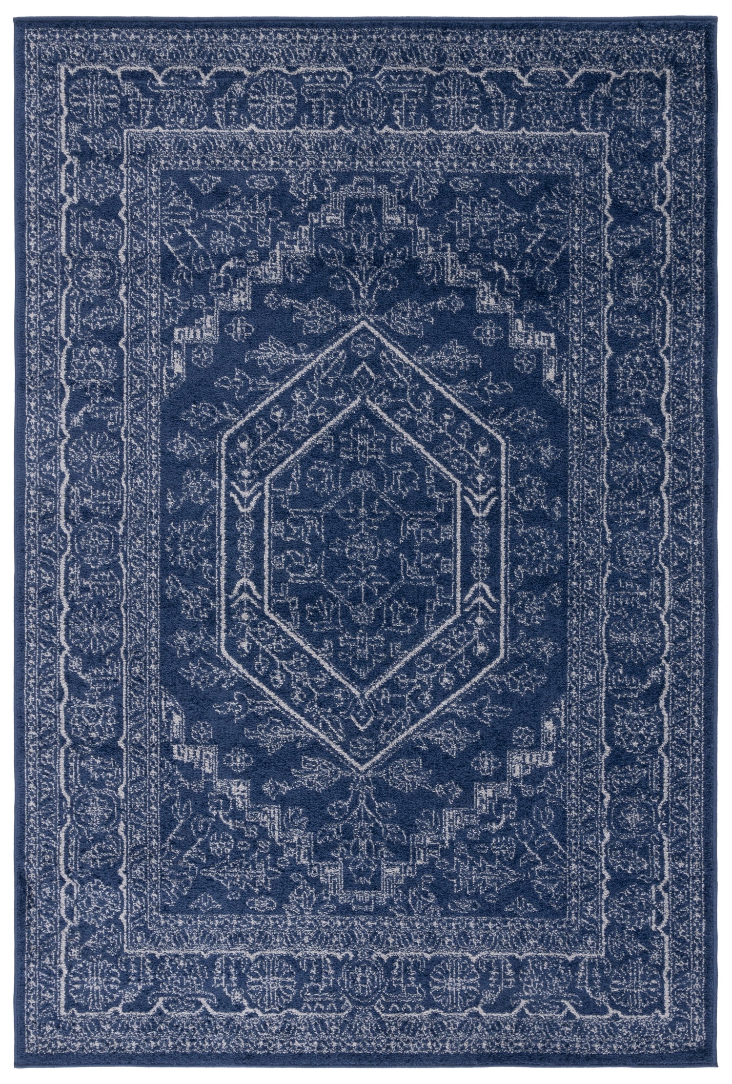 Safavieh Adirondack Adr108N Navy/Ivory Rug.