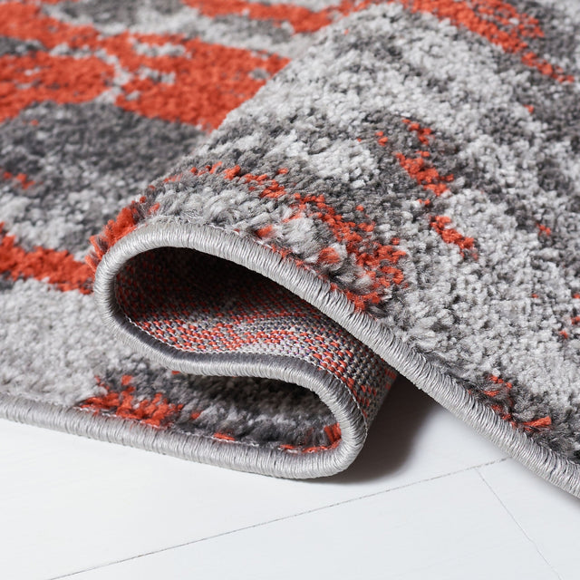 Safavieh Adirondack Adr134P Orange/Grey Rugs.