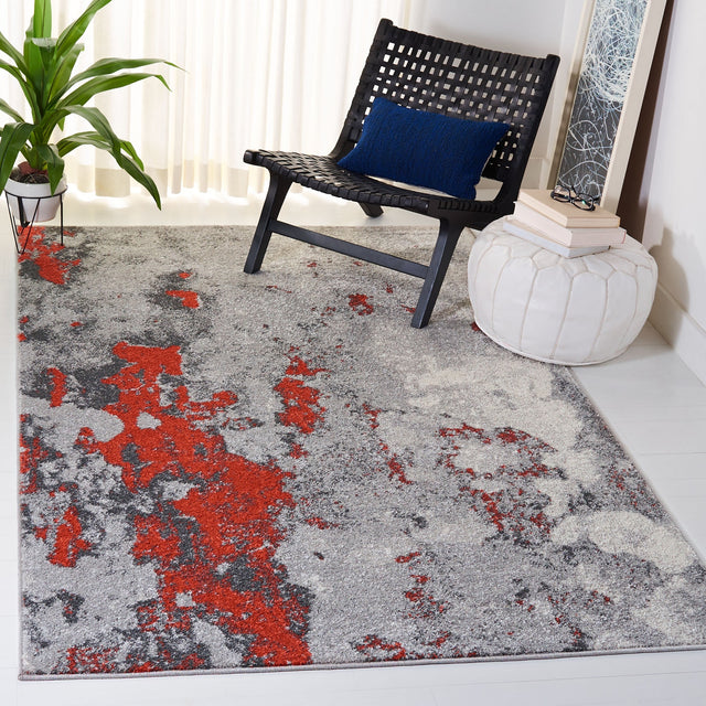 Safavieh Adirondack Adr134P Orange/Grey Rugs.