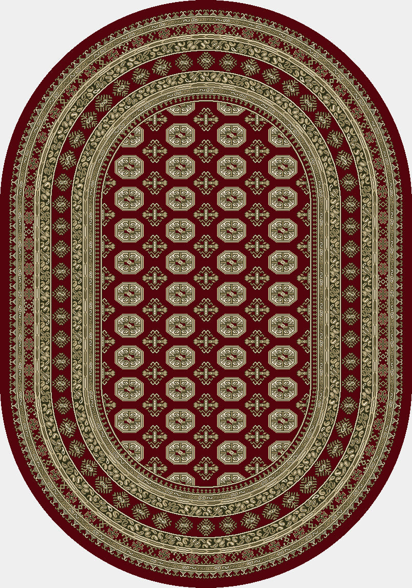 Dynamic Rugs Ancient Garden 57102 Red/Beige Rug.
