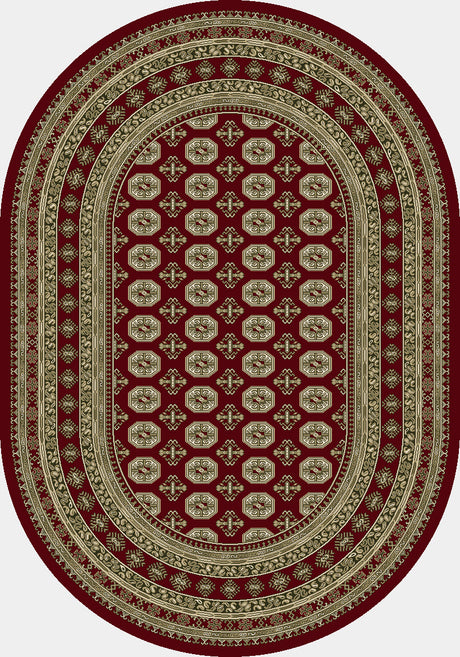 Dynamic Rugs Ancient Garden 57102 Red/Beige Rug.