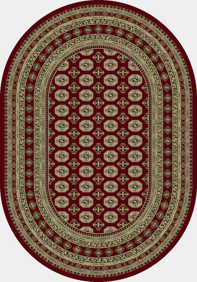Dynamic Rugs Ancient Garden 57102 Red/Beige Rug.