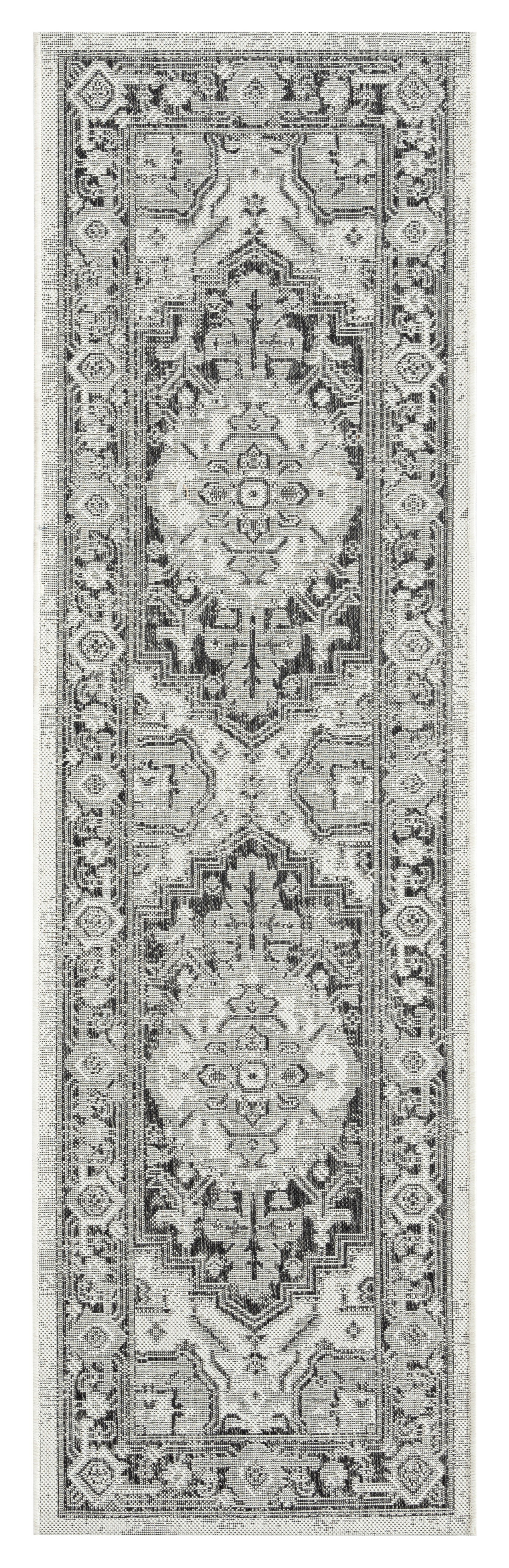 Kaleen Arelow Are01-75 Gray, Charcoal, White Area Rug
