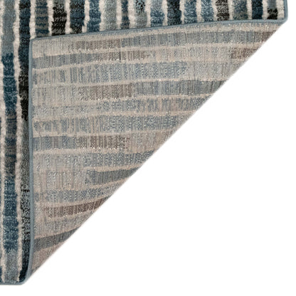 Liora Manne Soho Stripe 7116/03 Blue Area Rug