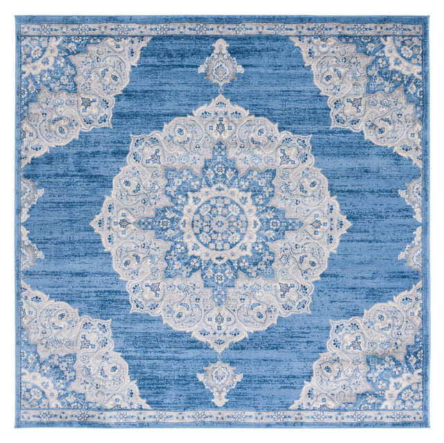 Safavieh Brentwood Bnt802M Blue/Grey Rug.