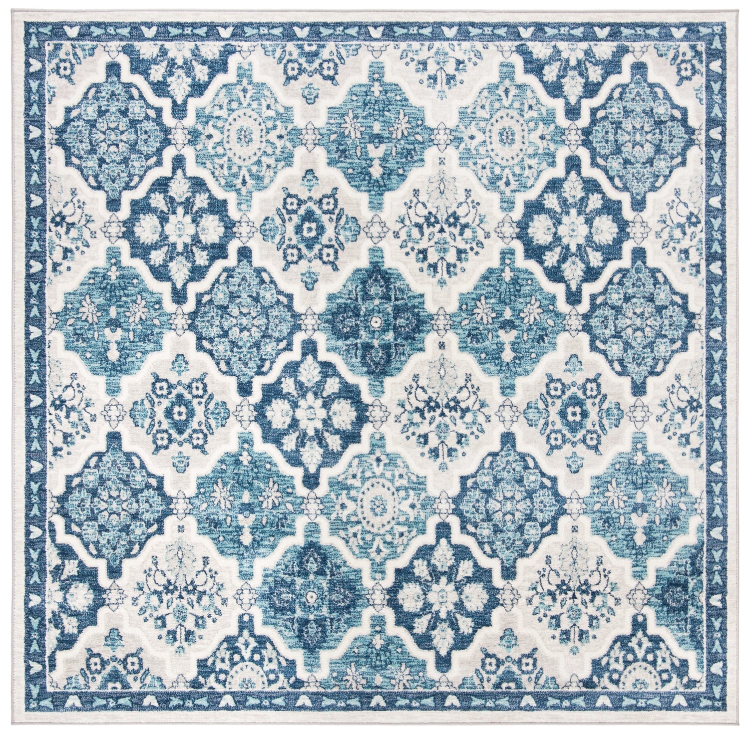 Safavieh Brentwood Bnt815M Navy/Grey Rugs.