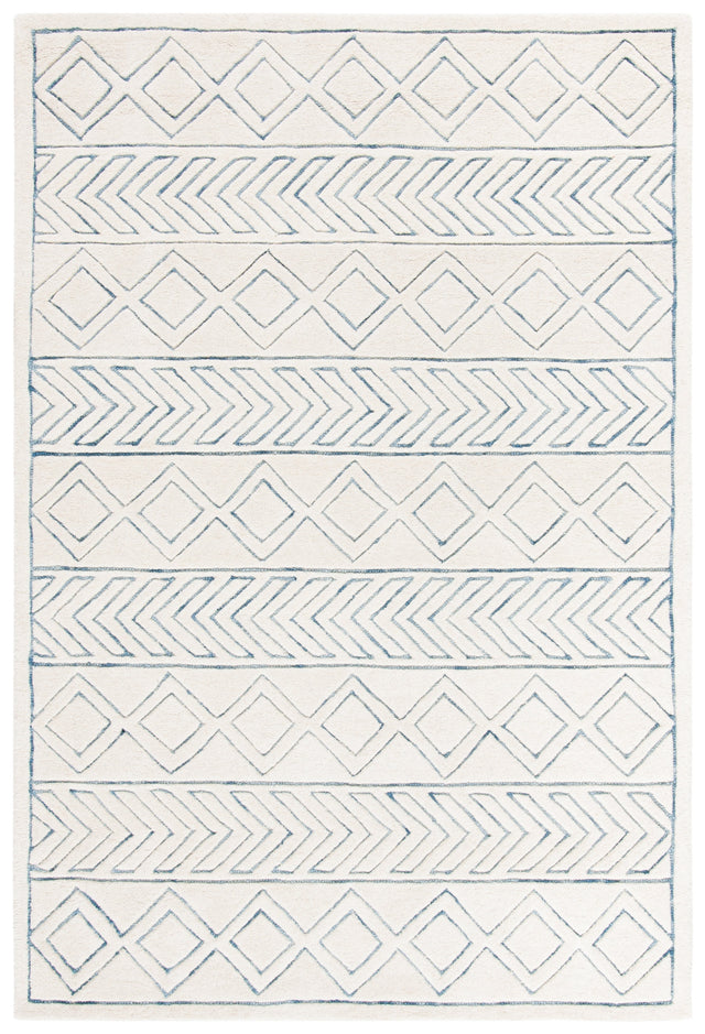 Safavieh Glamour Glm633A Ivory/Blue Rugs.