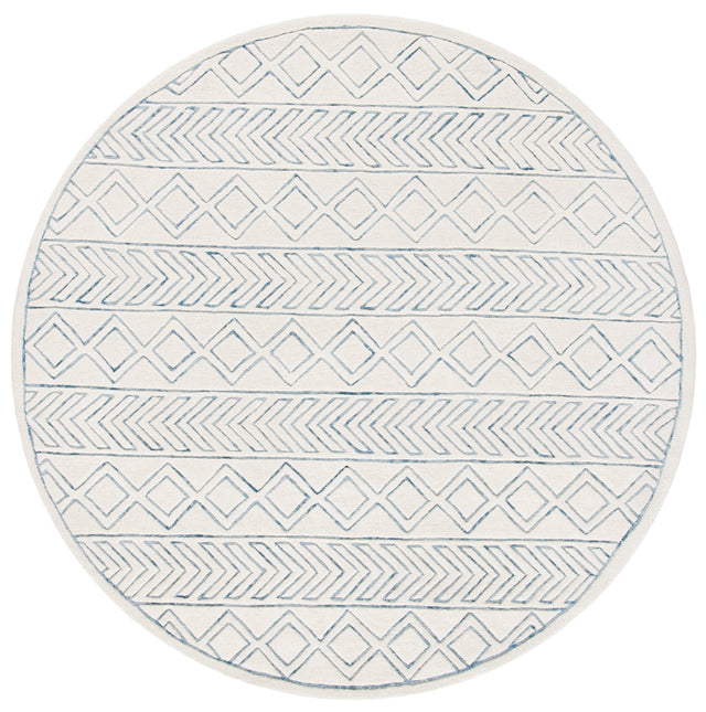 Safavieh Glamour Glm633A Ivory/Blue Rugs.