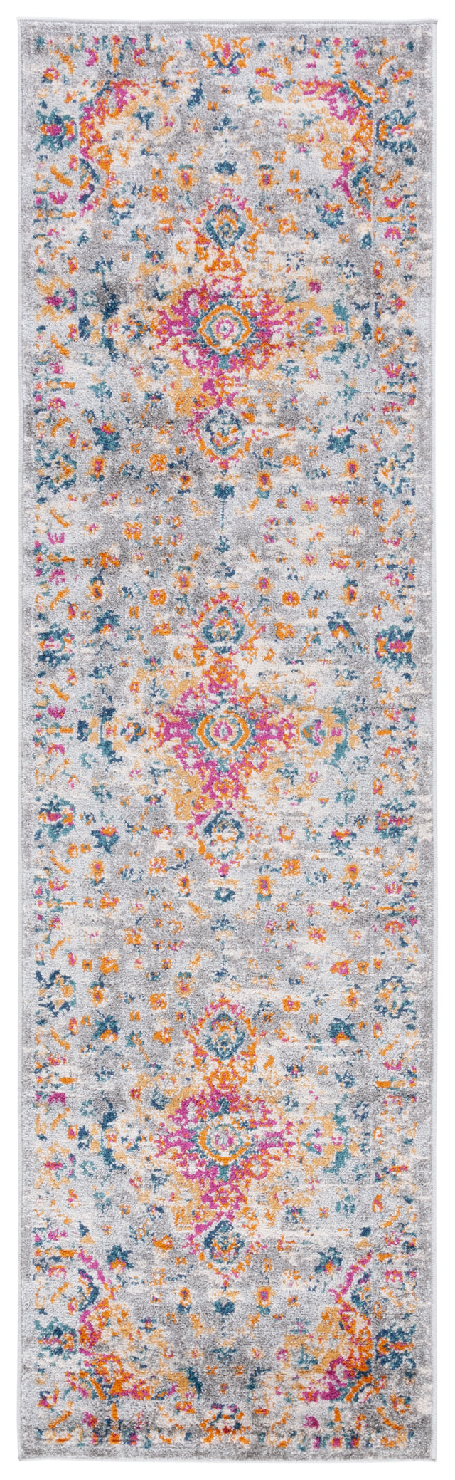 Safavieh Madison Mad154F Grey/Fuchsia Rug.