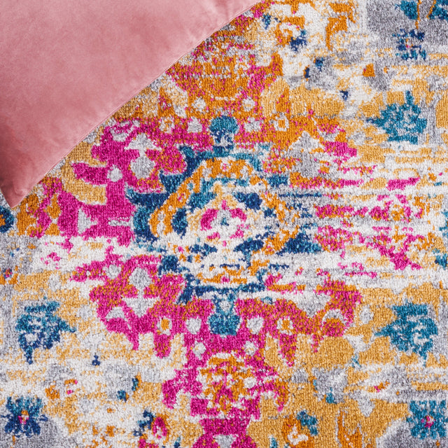Safavieh Madison Mad154F Grey/Fuchsia Rug.