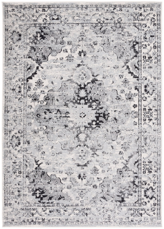 Safavieh Madison Mad154G Grey/Black Rug.