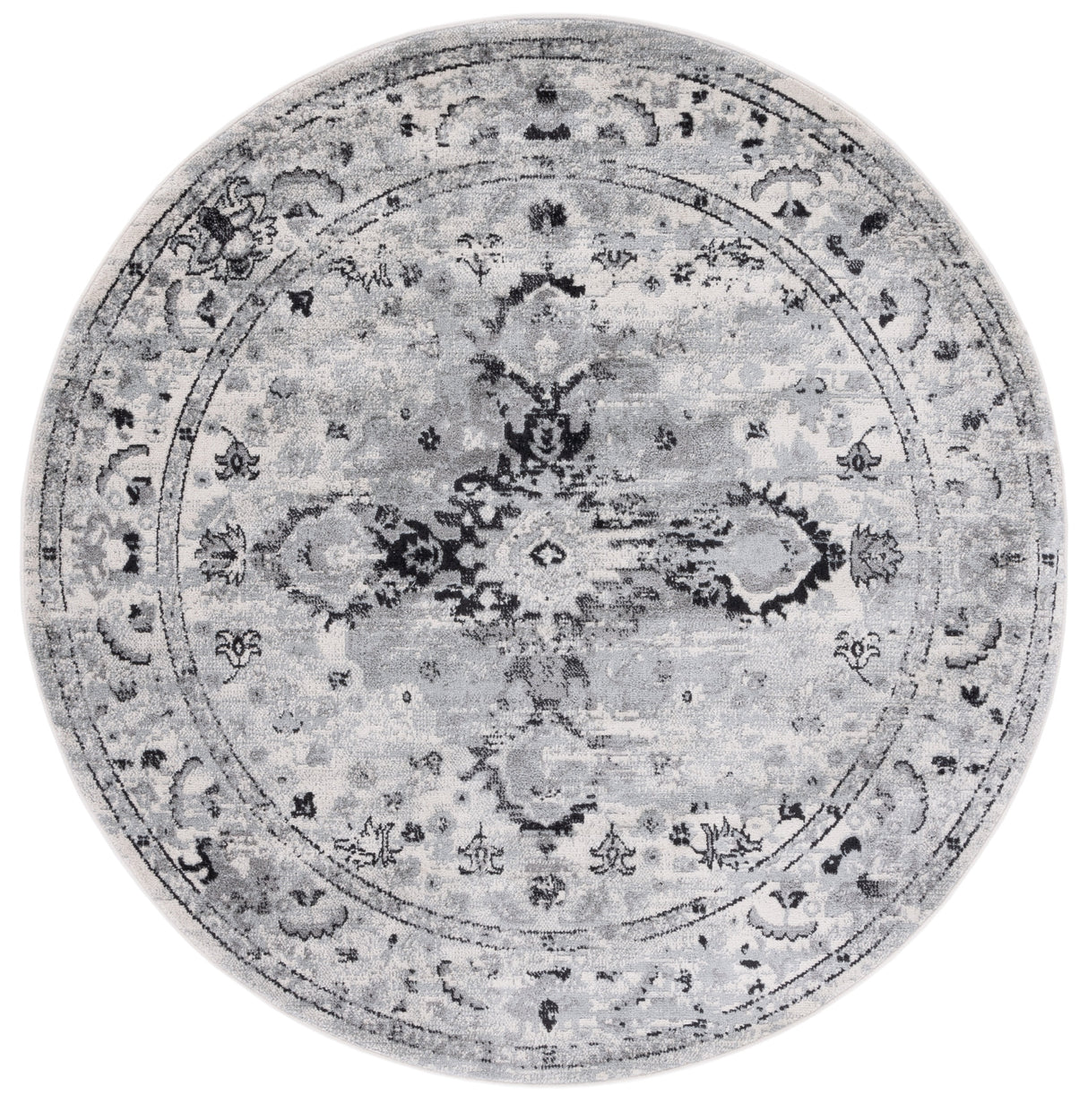 Safavieh Madison Mad154G Grey/Black Rug.
