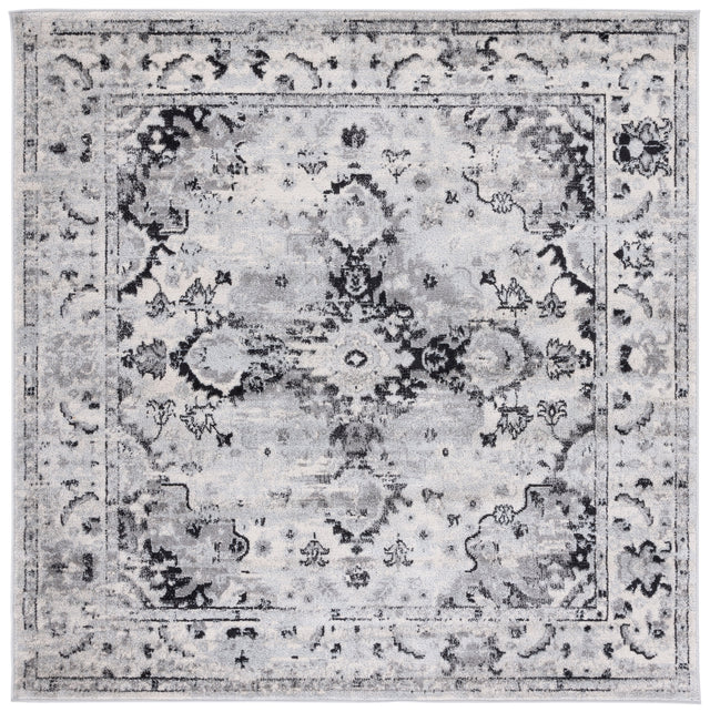 Safavieh Madison Mad154G Grey/Black Rug.