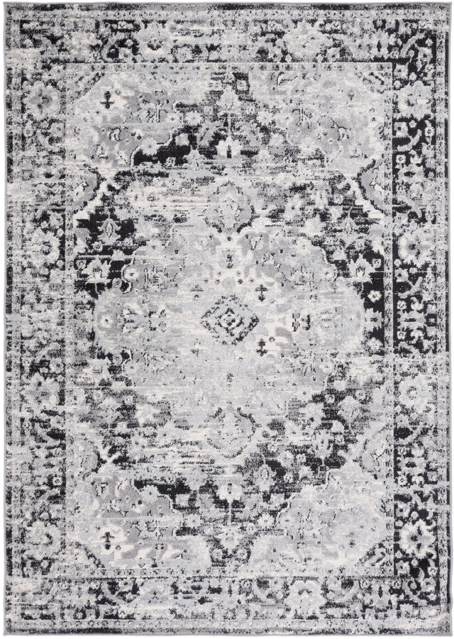 Safavieh Madison Mad154Z Black/Grey Rug.