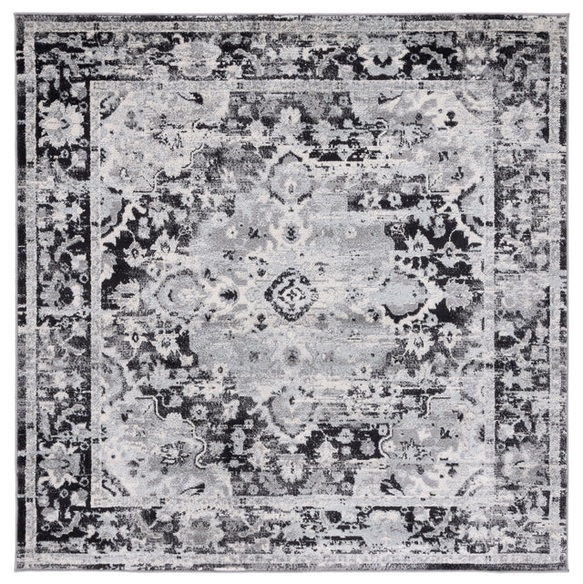 Safavieh Madison Mad154Z Black/Grey Rug.