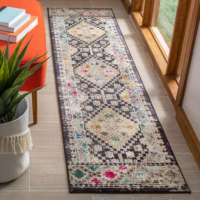 Safavieh Madison Mad418Z Black/Yellow Rug.