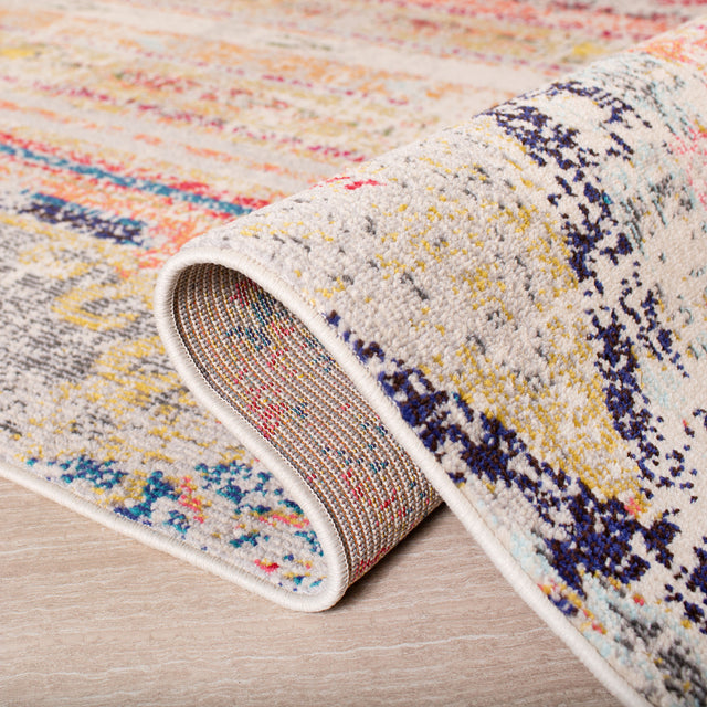 Safavieh Madison Mad422G Grey/Orange Rug.