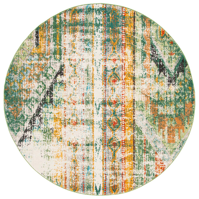 Safavieh Madison Mad422Y Green/Orange Rugs.