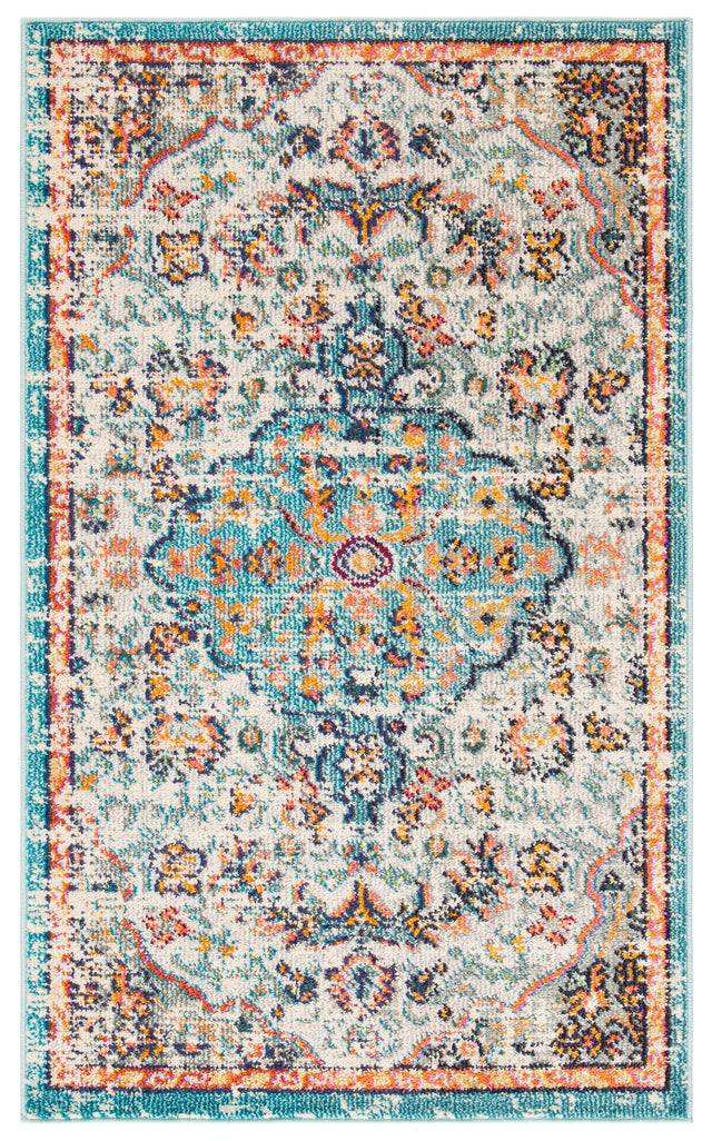 Safavieh Madison Mad447F Grey/Light Blue Rug.
