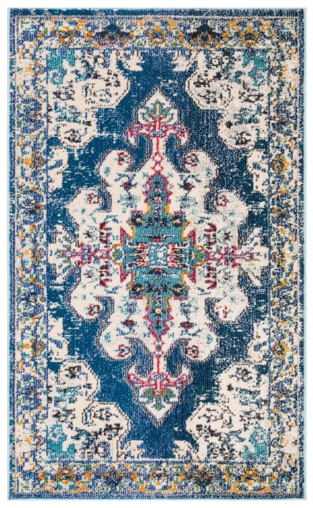 Safavieh Madison Mad452M Navy/Grey Rug.