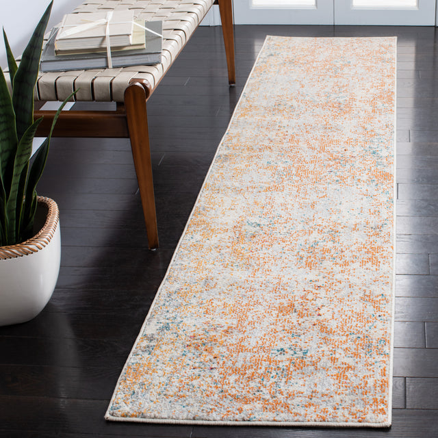 Safavieh Madison Mad453B Ivory/Orange Rug.
