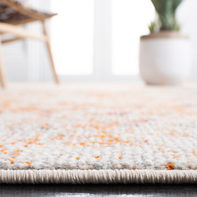 Safavieh Madison Mad453B Ivory/Orange Rug.