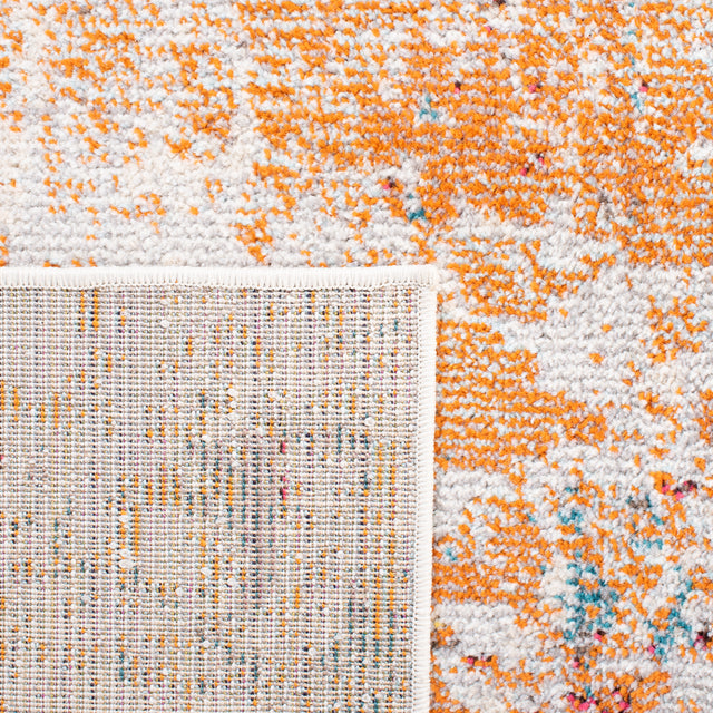 Safavieh Madison Mad453B Ivory/Orange Rug.