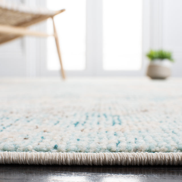 Safavieh Madison Mad453C Ivory/Teal Rug.