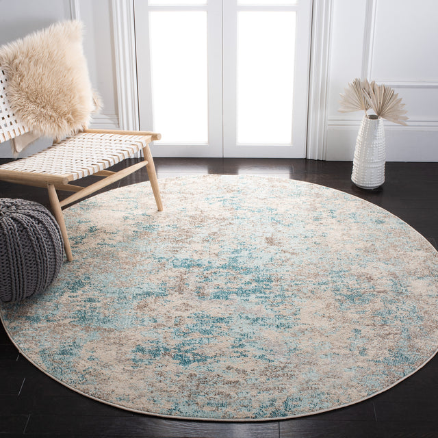 Safavieh Madison Mad453C Ivory/Teal Rug.
