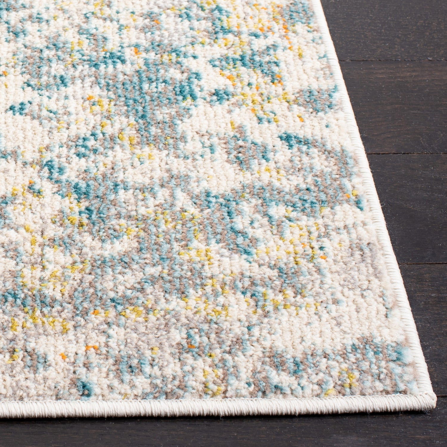 Safavieh Madison Mad453K Teal/Gold Rug.
