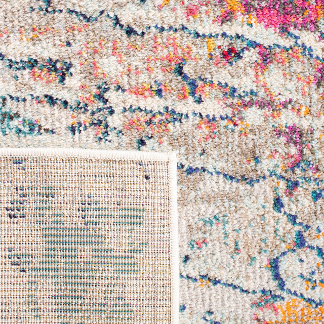 Safavieh Madison Mad454B Light Blue/Orange Rug.