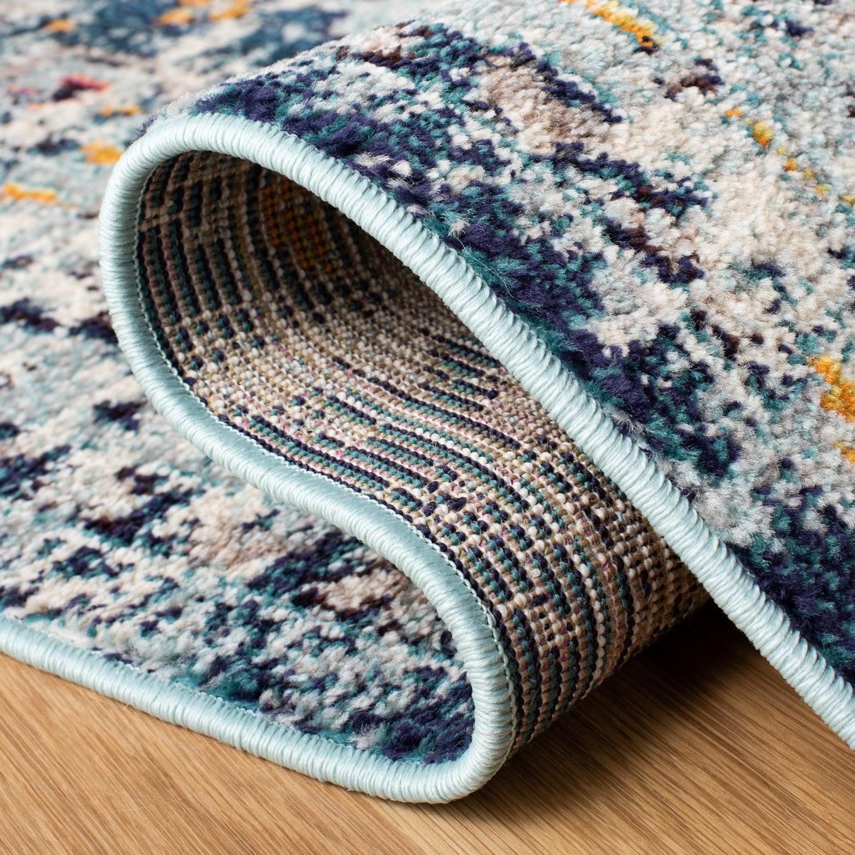 Safavieh Madison Mad468M Dark Blue/Light Blue Rug.
