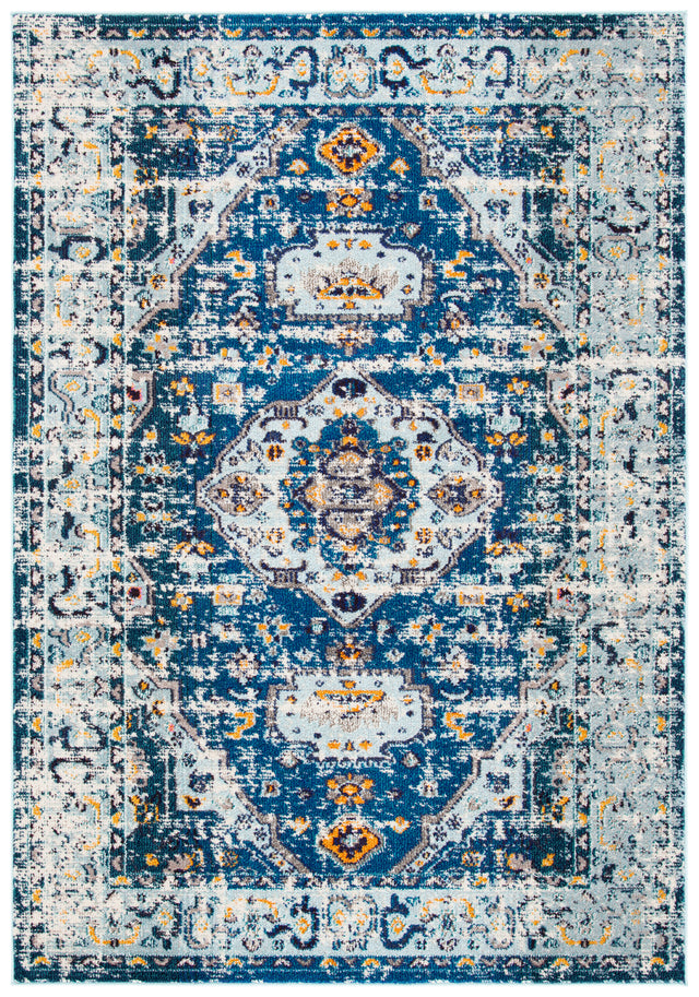 Safavieh Madison Mad468M Dark Blue/Light Blue Rug.