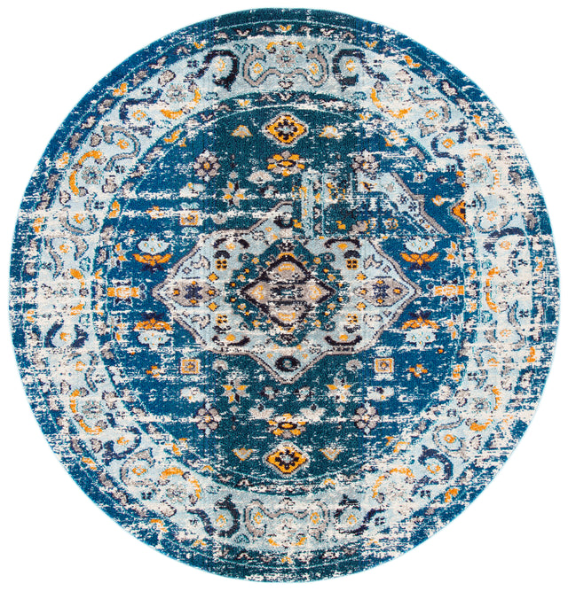 Safavieh Madison Mad468M Dark Blue/Light Blue Rug.