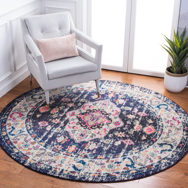 Safavieh Madison Mad468N Navy/Ivory Rug.