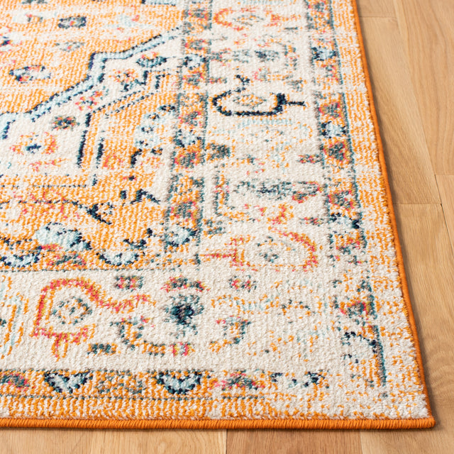 Safavieh Madison Mad468P Orange/Ivory Rug.