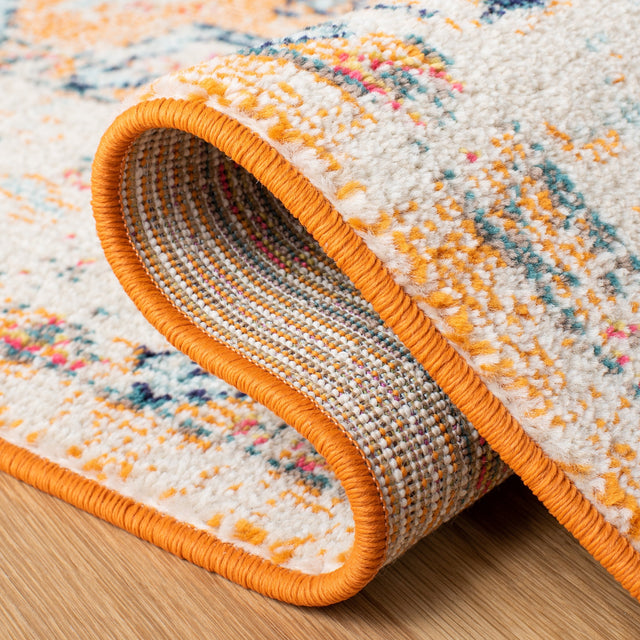 Safavieh Madison Mad468P Orange/Ivory Rug.