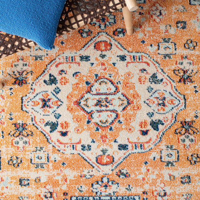 Safavieh Madison Mad468P Orange/Ivory Rug.