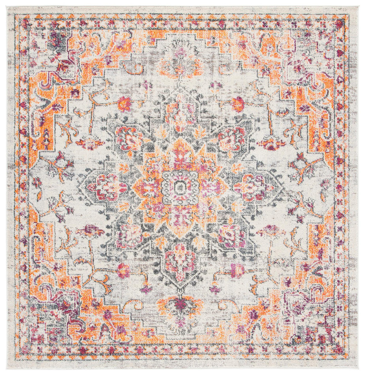 Safavieh Madison Mad473E Beige/Orange Rug.