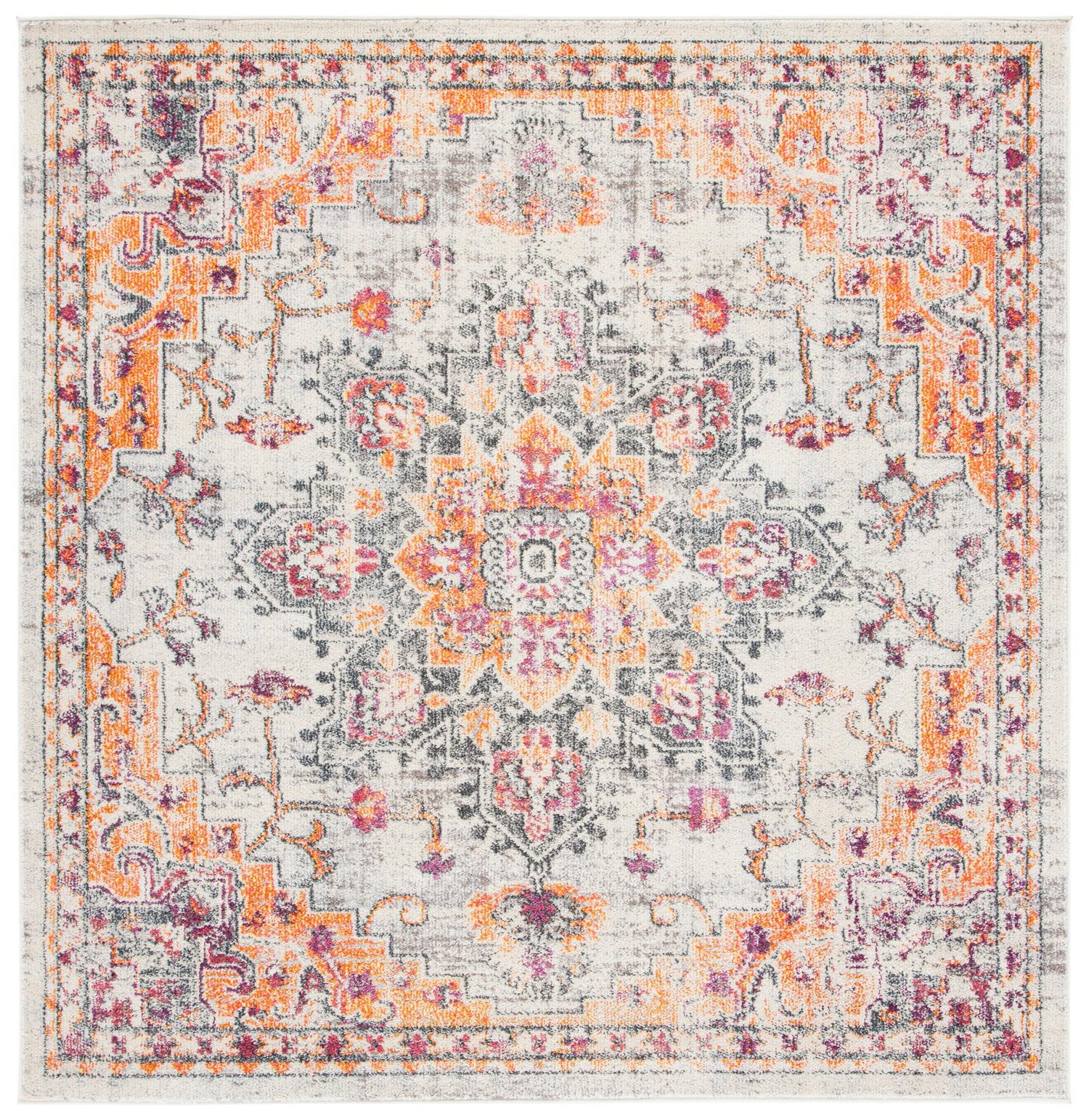 Safavieh Madison Mad473E Beige/Orange Rug.