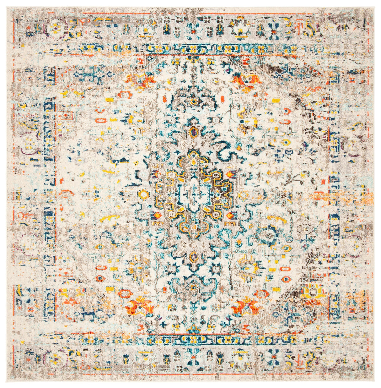 Safavieh Madison Mad474B Cream/Blue Rug.