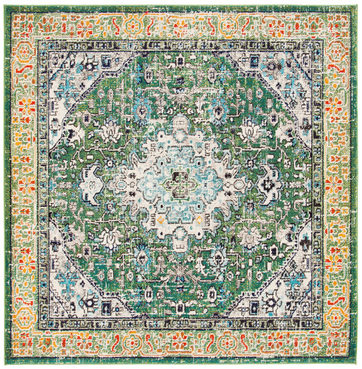 Safavieh Madison Mad474Y Green/Turquoise Rugs.