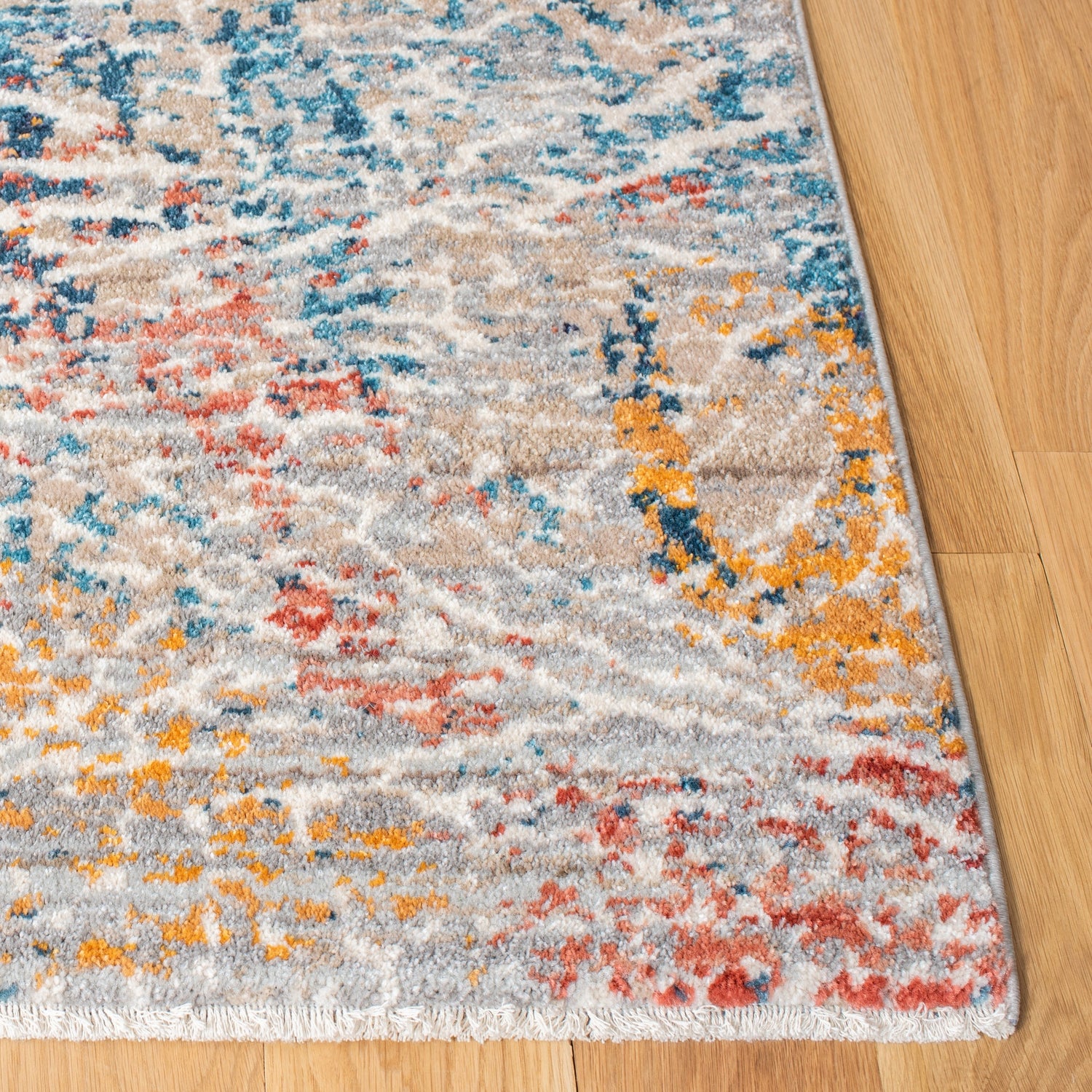 Safavieh Madison Mad494F Grey/Orange Rugs.