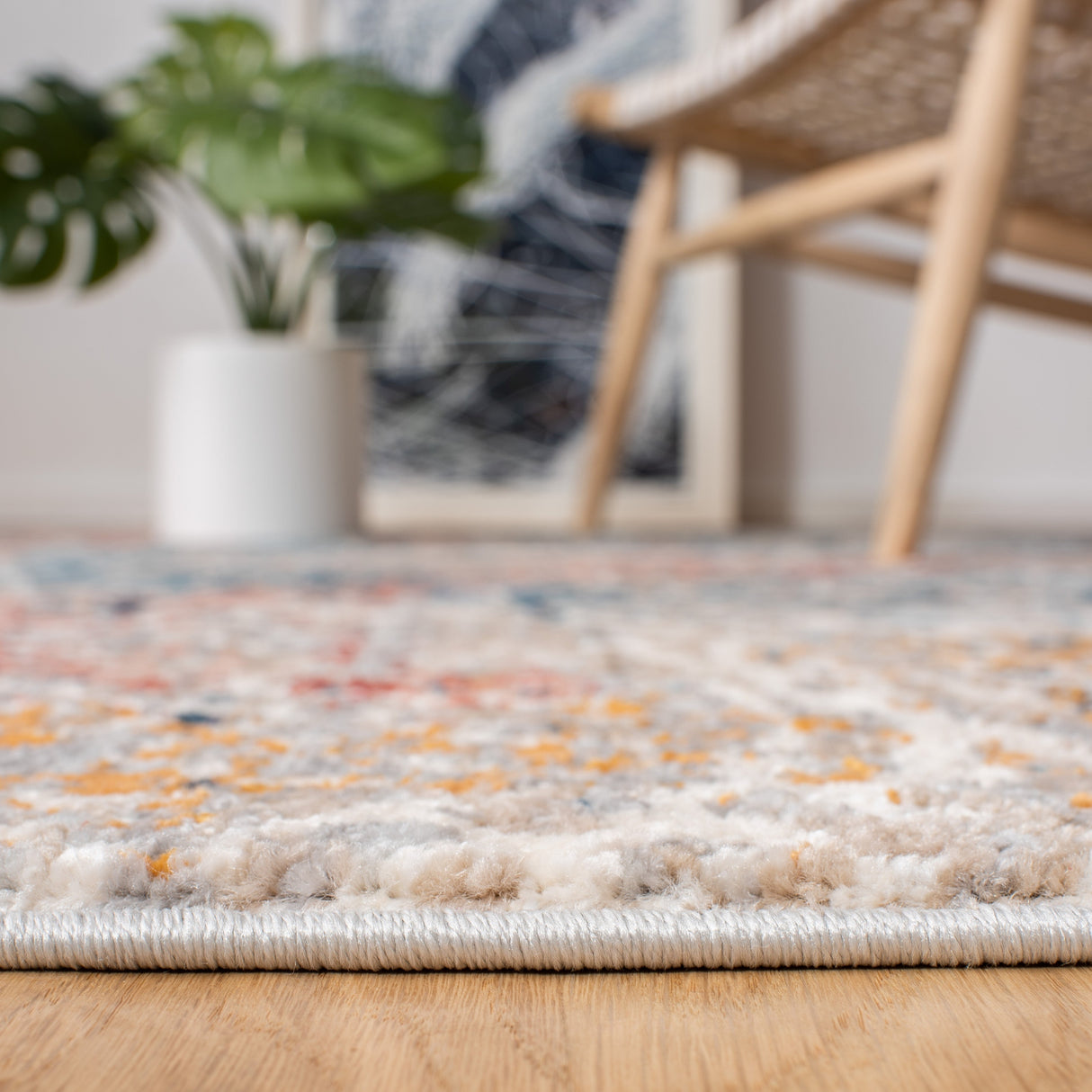 Safavieh Madison Mad494F Grey/Orange Rugs.