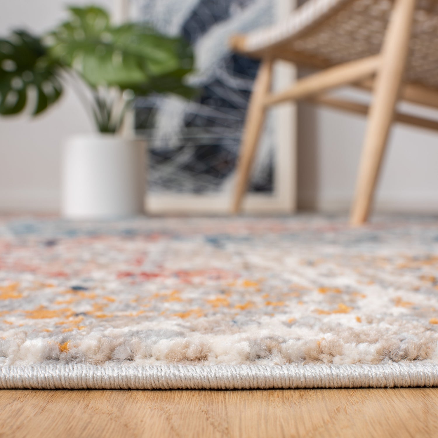 Safavieh Madison Mad494F Grey/Orange Rugs.
