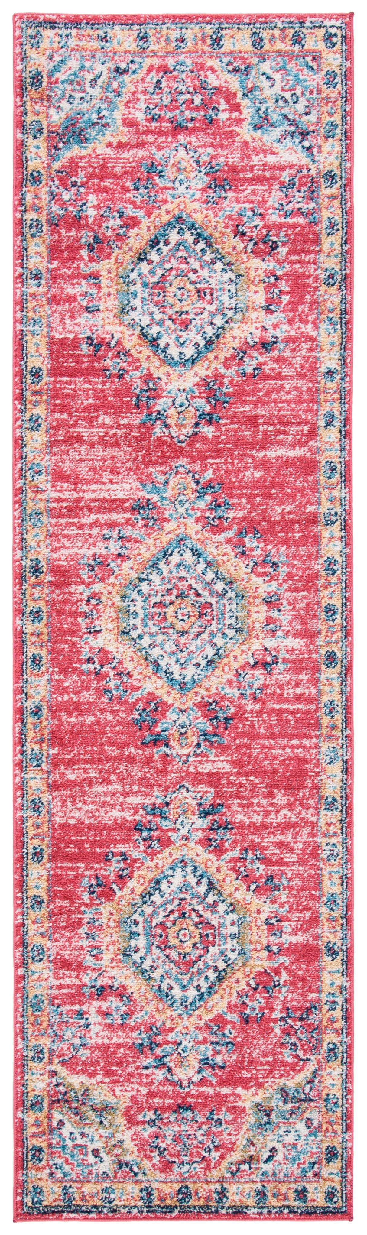 Safavieh Madison Mad658P Orange/Light Blue Rugs.