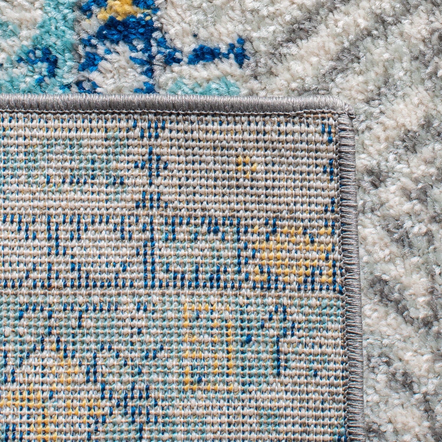 Safavieh Madison Mad797G Grey/Turquoise Rug.