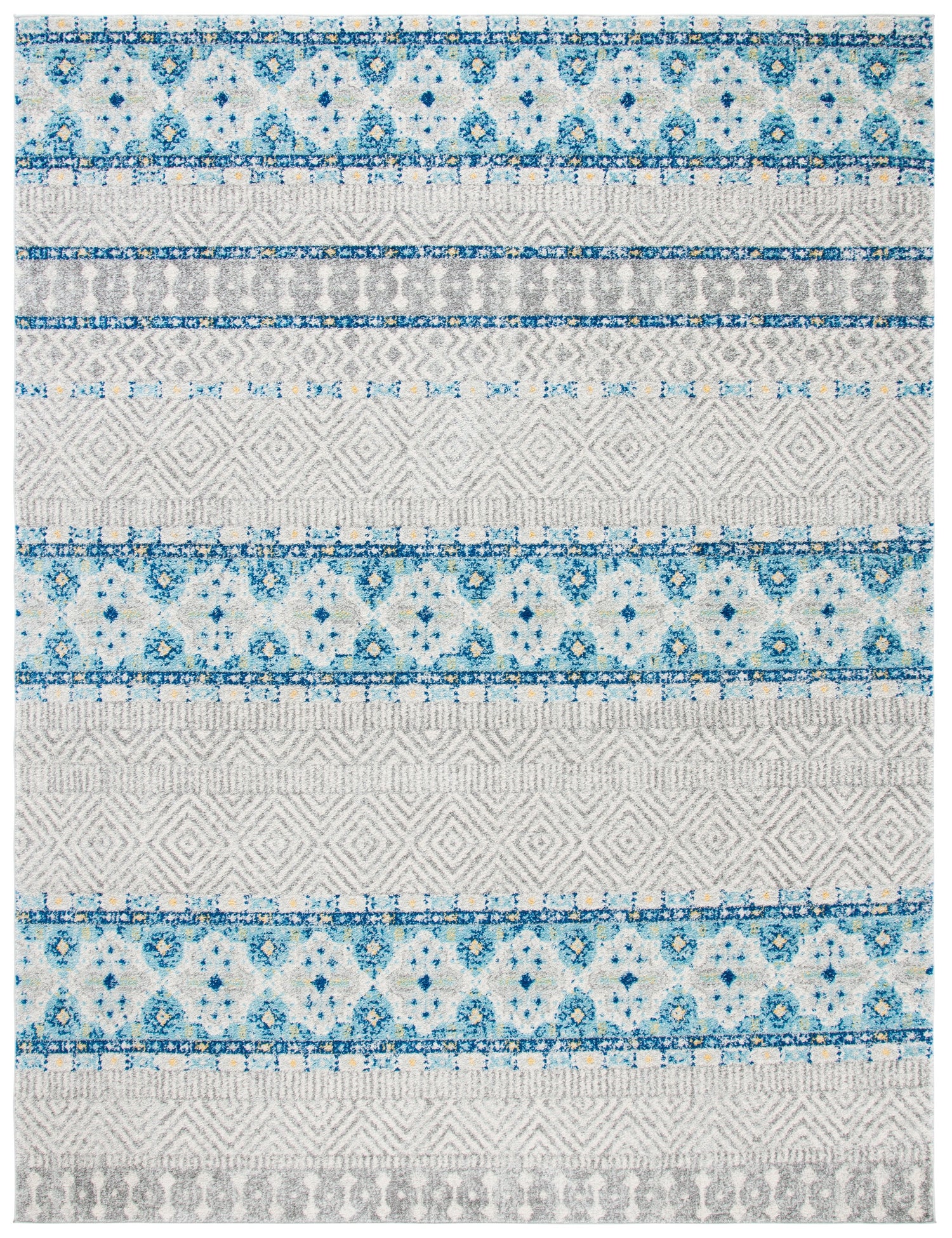 Safavieh Madison Mad797G Grey/Turquoise Rug.